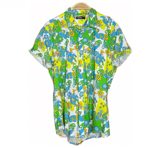 Psychedelic Button Down by ST33L3E - Picture 2 of 3